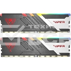 Оперативная память Patriot Viper Venom, DDR5, 32GB (2x16GB), 7400MHz, CL36, с радиаторами, RGB, черный, фото 1