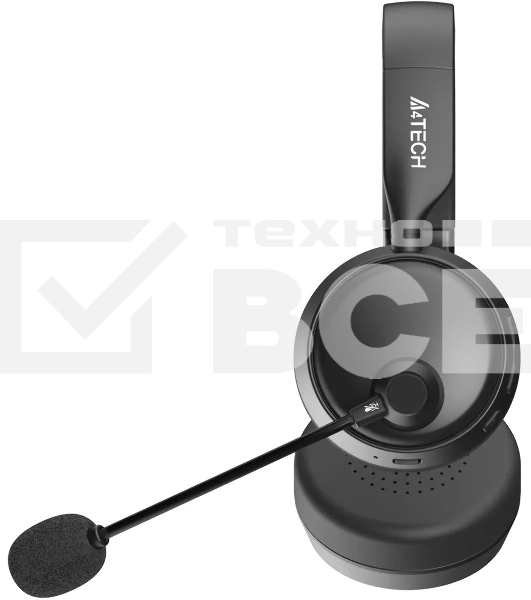 Наушники с микрофоном A4Tech BH230 черный мониторные BT оголовье (BH230 BLACK)