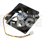 Вентилятор для корпуса 5bites FB8025S-12H3 черный, 80 x 80 мм, 3000 об/мин, 30 дБ, 3 pin, фото 1