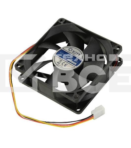 Вентилятор для корпуса 5bites FB8025S-12H3 черный, 80 x 80 мм, 3000 об/мин, 30 дБ, 3 pin