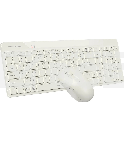 Комплект клавиатура+мышь A4Tech FStyler FG2300 Air беспроводной, USB, 1200 DPI, бежевый