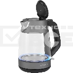 Чайник Polaris PWK1760CGL графит , 1,7 л, 2150 Вт, стекло, фото2
