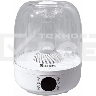 Увлажнитель воздуха ультразвуковой Neoclima NHL-4W, объем 4л, LED, сенсор