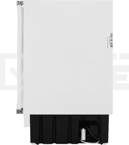 Холодильник Hyundai HBR 0812 белый однокамерный 98/17л морозилка сверху, ручное