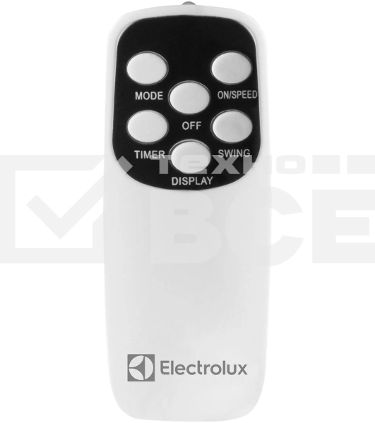 Вентилятор напольный Electrolux EFF-901N, черный/белый