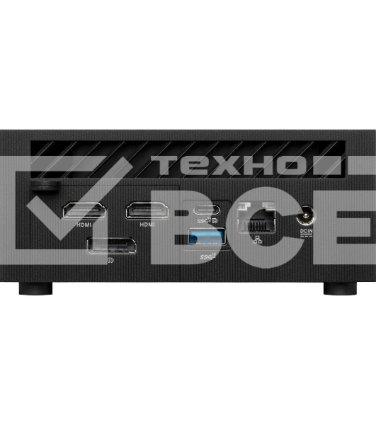 Компьютер платформа для ПК Asus MINI PC BAREBONE Ultra-compact Intel Core i7-13700H Processor, 35W TDP, Iris Xe Graphics, 2xDDR5 SO-DIMM (Max.32GBx2), 1xM.2 2280 PCIe Gen4x4 (support 256GB-2TB), 1x2.5