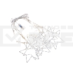 Гирлянда светодиодный занавес из росы с фигурами звезд Neon-Night 315-846 IP20 USB + пульт управления тепл. бел., фото4