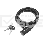 Замок тросовый универсальный MATRIX 8х1200 мм 91816, фото 1