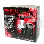 Мясорубка электрическая KELLI KL-5007 черный, 2400 Вт, 3.0 кг/мин, реверс, защита от перегрузки, насадки - 2, фото2