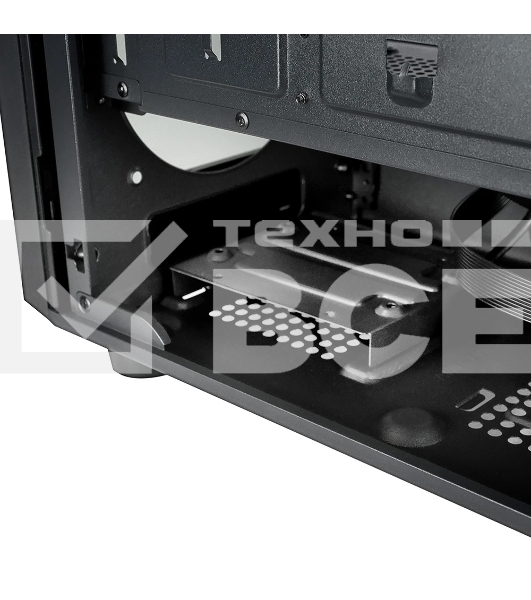 Компьютерный корпус Ginzzu CL406 mATX FAN 3*12 FRGb (12RR4)