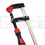 Струбцина F-образная усиленная Deli DL110515Z 150x50 мм, макс. усилие зажима 2000N, резьба 12мм, фото4