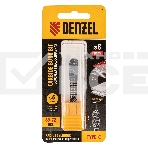 Борфреза по металлу Denzel твердосплавная, цилиндрическая закругленная, тип-С, 8 мм, фото4