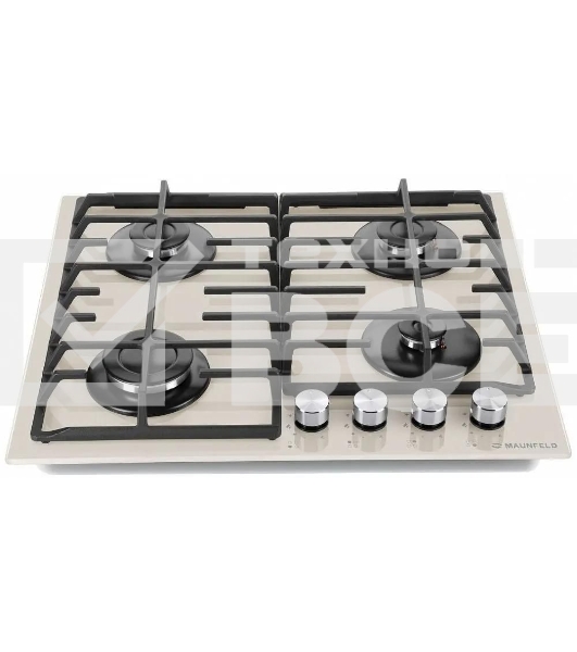 Газовая варочная панель Maunfeld EGHG.64.6CBG/G, 4 конфорки, закаленное стекло, бежевый