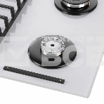 Газовая варочная панель Maunfeld EGHG.64.6CW/G, 4 конфорки, закаленное стекло, белый, фото7