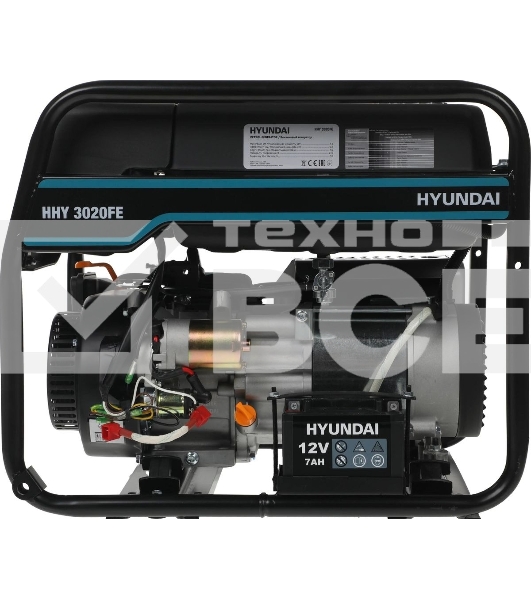 Электрогенератор бензиновый Hyundai HHY 3020FE, 3.1 кВт, 69 дБ, 49 кг