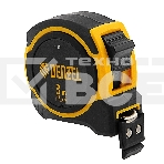 Рулетка Denzel 3м х 16мм, двухкомп. корпус, магнитный обрезиненный зацеп, фото 1