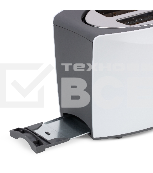 Тостер Vitek VT-7166 (MC) белый/серый