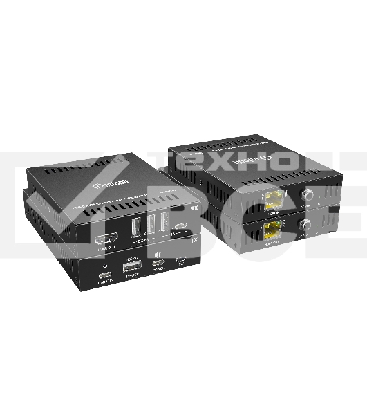 Удлинитель сигнала Infobit iTrans UC-Hub UC/KVM 4K60 USB-C через HDBase T3.0