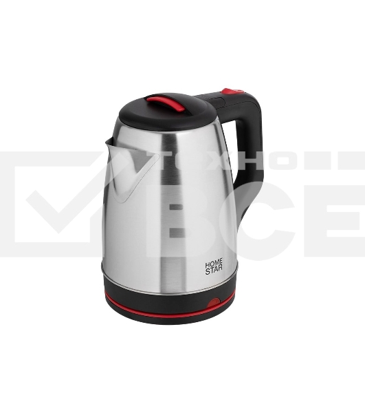 Чайник электрический Homestar HS-1003 1.8л нержавейка, черный