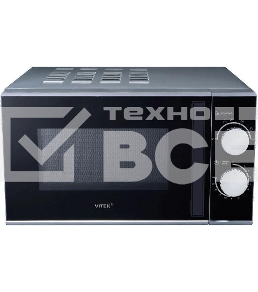 Микроволновая печь Vitek VT-MW0823 23 л, 900 Вт, серебристый/черный