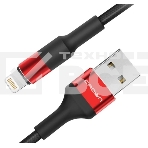 Кабель Crown USB - Lightning CMCU-007L red, фото 1
