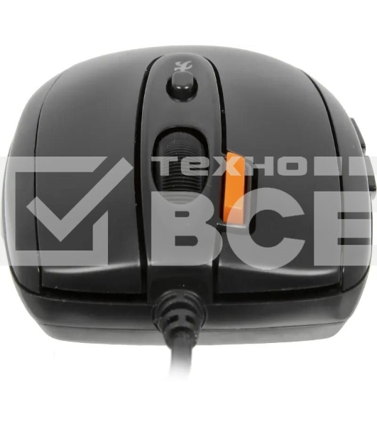 Мышь проводная A4Tech N-70FX черный, 1600 dpi, USB, кнопки - 7