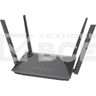 Роутер беспроводной Asus RT-AX52 AX1800 10/100/1000BASE-TX черный