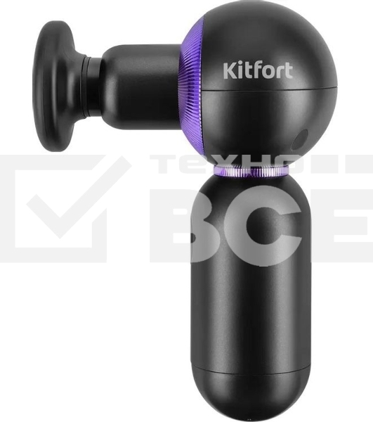 Массажер Kitfort КТ-2987 60Вт черный/фиолетовый