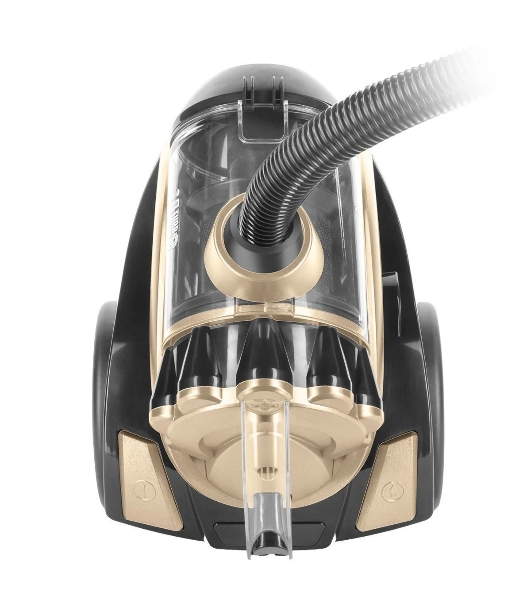 Пылесос Eurostek EVC-3002 черный/бежевый, 400/2200 Вт, уборка сухая, пылесборник контейнер 2.5 л