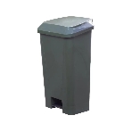 Мусорный контейнер полимерный ТАРА.РУ МКТ 80 зеленый 80л., в комплекте, с педалью, с пакетодерж. 36519, фото 1