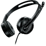 Гарнитура Rapoo H120 чёрный, проводная, USB, фото6
