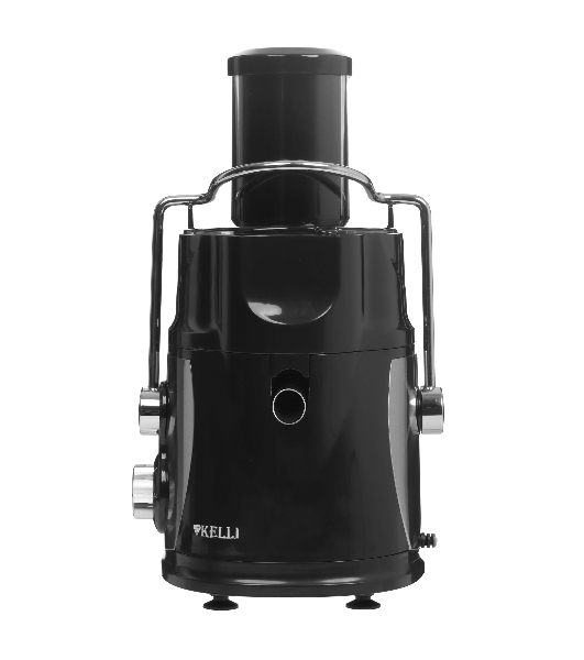 Соковыжималка Kelli KL-5091 чёрный/серебристый, центробежная, 1100 Вт, 1000 мл, механическое