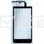 Сенсорное стекло (тачскрин) для HTC One XC X720d, черное, фото 1