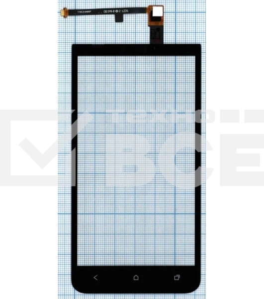 Сенсорное стекло (тачскрин) для HTC One XC X720d, черное