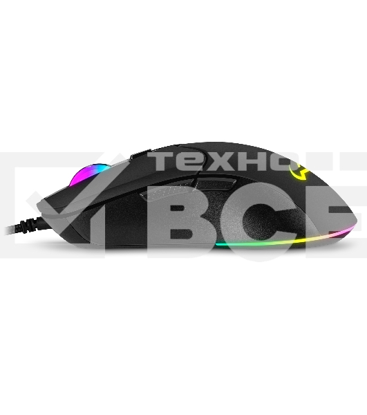Мышь проводная SVEN RX-G840 черный, 7200 dpi, USB, кнопки - 6