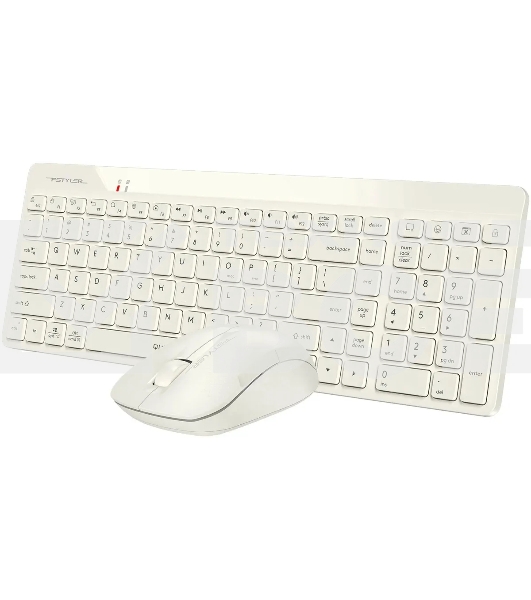 Комплект клавиатура+мышь A4Tech FStyler FG2300 Air беспроводной, USB, 1200 DPI, бежевый