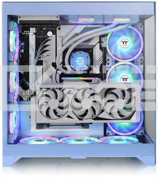 Корпус Thermaltake CTE E600MX Hydrangea синий без БП E-ATX 11x120mm 4x140mm 2xUSB3.0 audio bott PSU