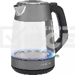 Чайник Polaris PWK1760CGL графит , 1,7 л, 2150 Вт, стекло, фото3