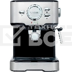 Кофеварка рожковая Vitek VT-1520 серебристый/черный, исп. кофе - молотый, 1.5 л, 850 Вт, 15 Бар, фото 1
