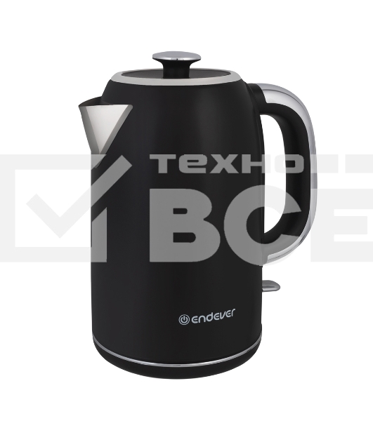 Чайник электрический Endever Skyline KR-256S 2200Вт, 1.7 л, черный, 6 шт/уп
