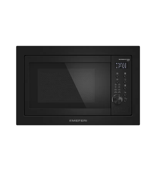 Микроволновая печь встраиваемая Meferi MMO6025BK POWER чёрный, 25 л, 1450 Вт, переключатели - кнопки/поворотный механизм