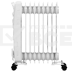 Масляный обогреватель AC ELECTRIC AOH/BM-11BW 2200 (11 секций) белый, 2200 Вт, 27 м2, термостат, фото3
