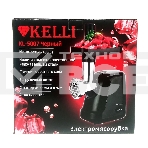 Мясорубка электрическая KELLI KL-5007 черный, 2400 Вт, 3.0 кг/мин, реверс, защита от перегрузки, насадки - 2, фото3