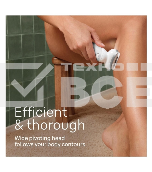 Электрический эпилятор BRAUN SES9-000 розовое золото/белый