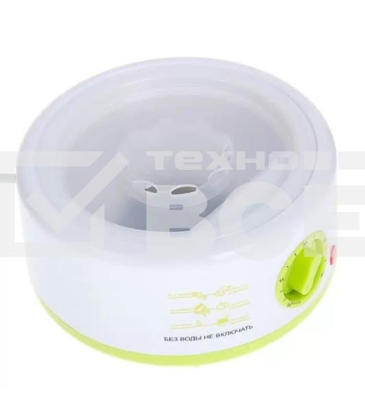 Пароварка электрическая Sakura SA-7213GR 2ч (5,0л) 500Вт бел/зел