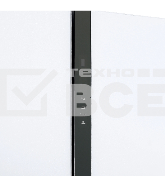 Холодильник Maunfeld MFF177NFW белый глянец двухкамерный 263/170л морозилка сбоку, No Frost, Side by Side