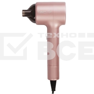 Фен Scarlett SC-HD70I53 розовый/черный, 1600 Вт, ионизация