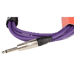 Кабель гитарный FORCE FGC-09/3 VT1/4' TS Jack - 1/4' TS Jack, высококачественный, малошумящий с проводниками из безкислородной меди OFC, диаметр 6 мм, профессиональные металлические разъемы, длина 3 м, цвет фиолетовый, фото4