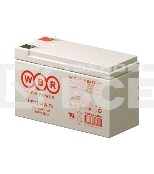 Батарея WBR HR 1234W (12V 9Ah)