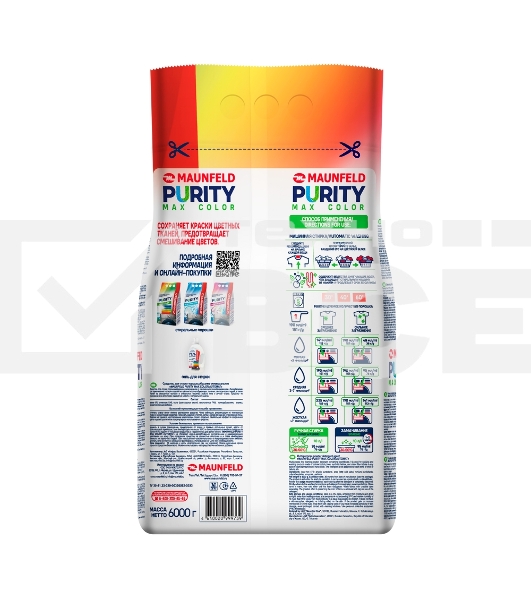 Стиральный порошокMaunfeld Purity Max Color Automat 6000г MWP6000CA